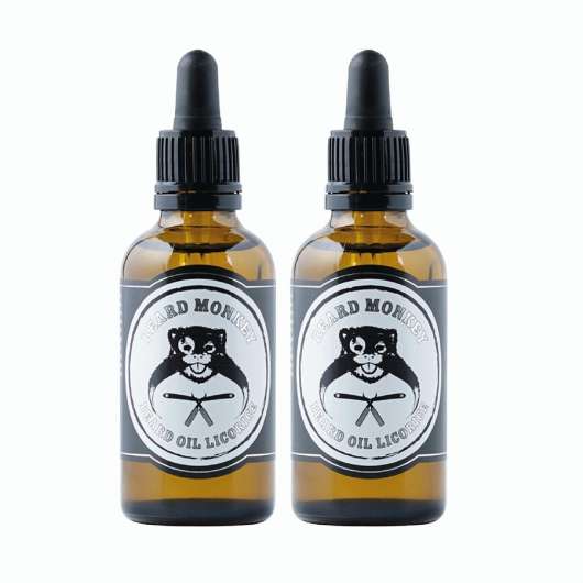 2-pack Beard Monkey Beard Oil Licorice 50ml