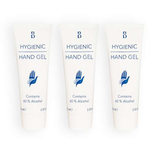 3-pack Brilliant Smile Hygienic Hand Gel With Alcohol 75ml