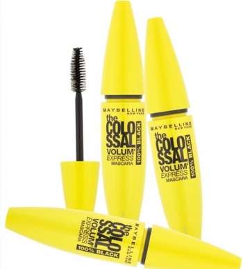 3 - Pack Maybelline The Colossal Volum Express Mascara 100% Black