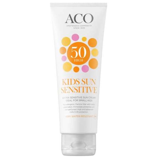 ACO Kids Sun Sensitive Sun Cream Spf 50 125ml