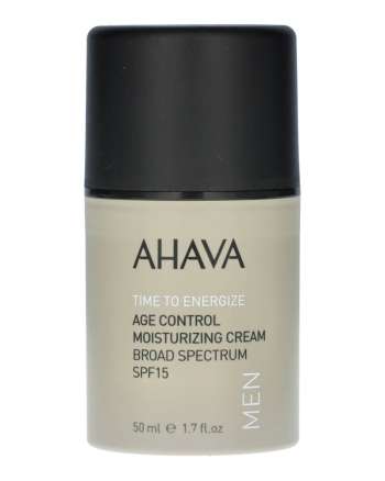 AHAVA Men Time To Energize Age Control Moisturizing Cream SPF 15 50 ml