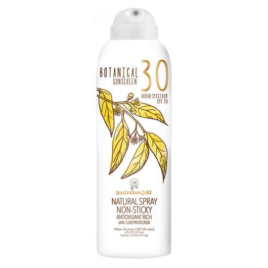 Australian Gold Botanical Sunscreen Natural Spray Non-Sticky SPF 30 177 ml