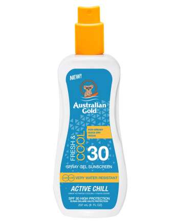Australian Gold Fresh & Cool Spray Gel Sunscreen Active Chill SPF 30 237 ml