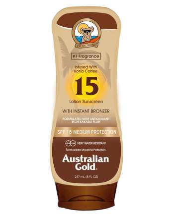 Australian Gold Lotion Sunscreen SPF 15 Bronzer 237 ml