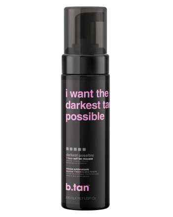b.tan I Want The Darkest Tan Possible 1 Hour Self Tan Mousse 200 ml