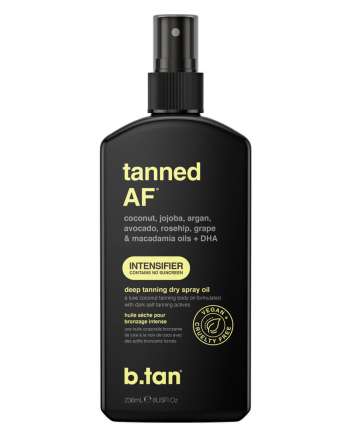 b.tan Tanned AF Intensifier Deep Tanning Dry Spray Oil 236 ml