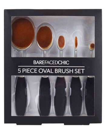 Bare Faced Chic 5 Piece Oval Brush Set