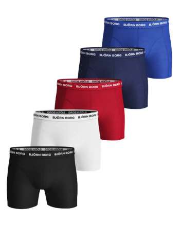 Björn Borg Essential 3-pack Cotton Stretch Shorts - Size M