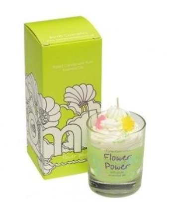 Bomb Cosmetics Glasljus Med Topping Flower Power