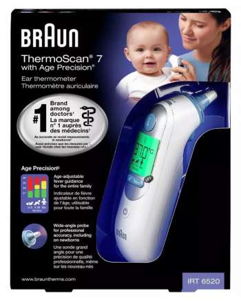 Braun ThermoScan 7 Ear Thermometer IRT 6520