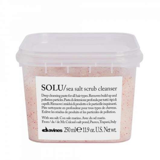 Davines Essential SOLU Sea Salt Scrub Cleanser 250ml, Djuprengörande