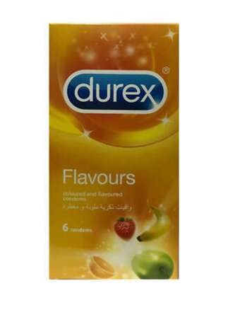Durex Condoms Select Flavours Banana Apple Strawberry - 6 Condoms