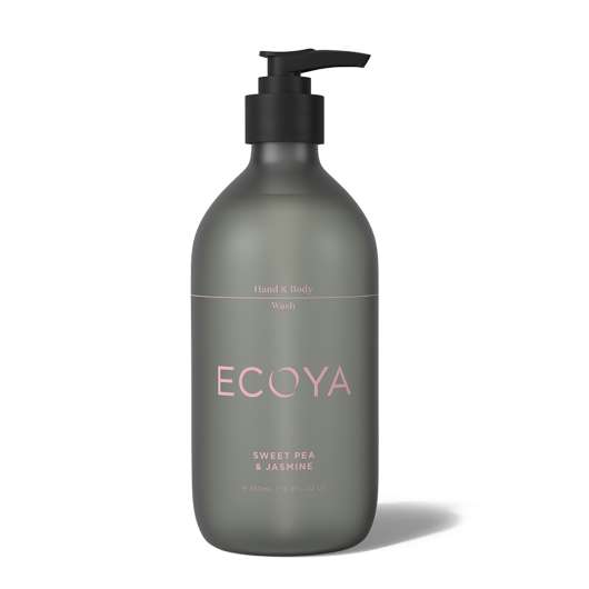 Ecoya Hand & Body Wash, Sweet Pea & Jasmine, 450ml