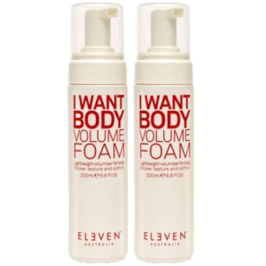 Eleven Australia I Want Body Volume Foam Duo 2x200ml