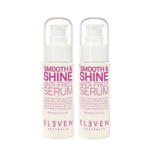 Eleven Australia Smooth & Shine Anti-Frizz Serum Duo 2x60ml