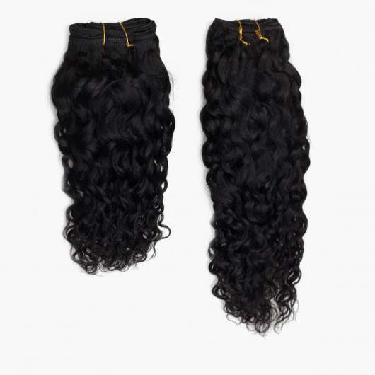 Hair Weft Bouncy Curl 1.0 Black 40 cm