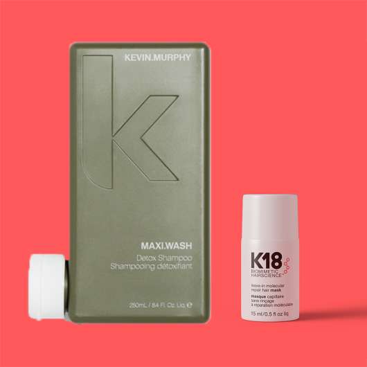 K18 Leave in Mask 15ml + Maxi Wash 250ml