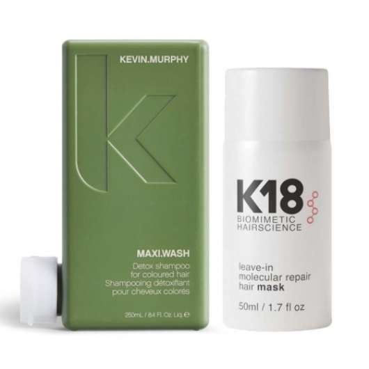 Kevin Murphy Maxi Wash 250ml & K18 Leave In Molecular Repair Mask