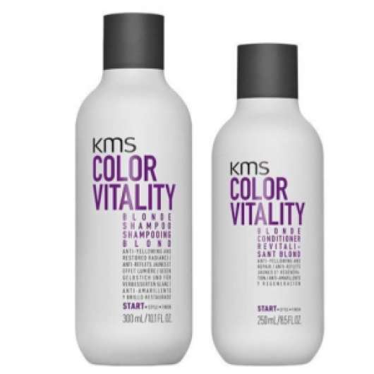 KMS Color Vitality Blonde Duo Shampoo 300ml & Conditioner 250ml