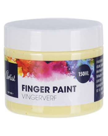 Krea Finger Paint Yellow 150 ml