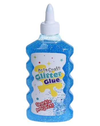 Krea Glitter Glue Blue 180 ml