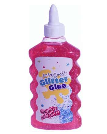 Krea Glitter Glue Pink 180 ml