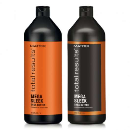 Matrix Total Results Mega Sleek Shampoo 1000ml & Balsam 1000ml