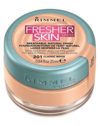 Rimmel Fresher Skin Foundation SPF 15 201 Classic Beige 25 ml