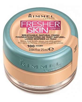 Rimmel Fresher Skin Foundation SPF15 100 Ivory 25 ml